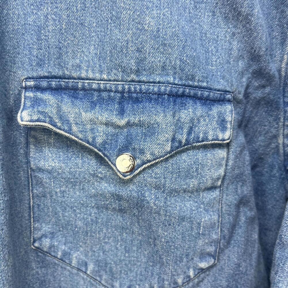 Vintage Polo Ralph Lauren Country Denim Snap Button Up Shirt - Picture 5 of 15
